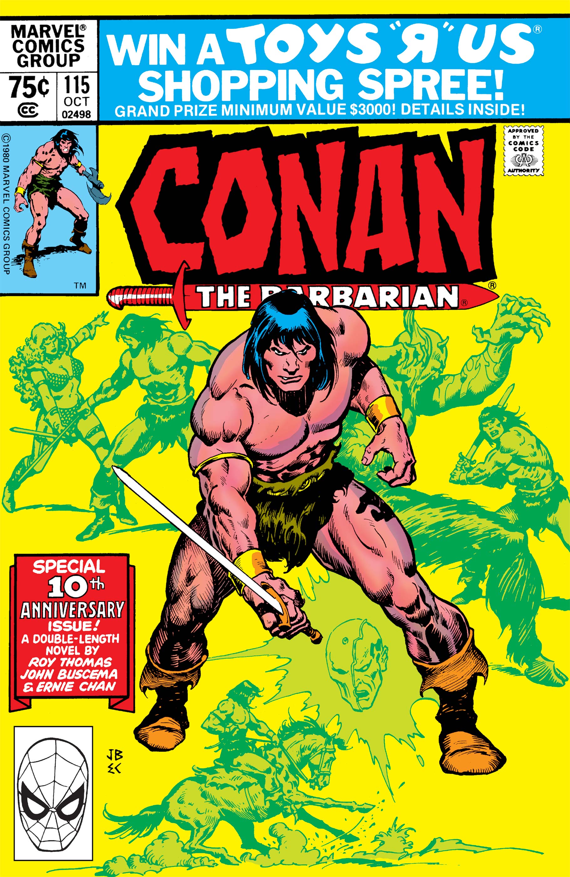 Random comic issue logo