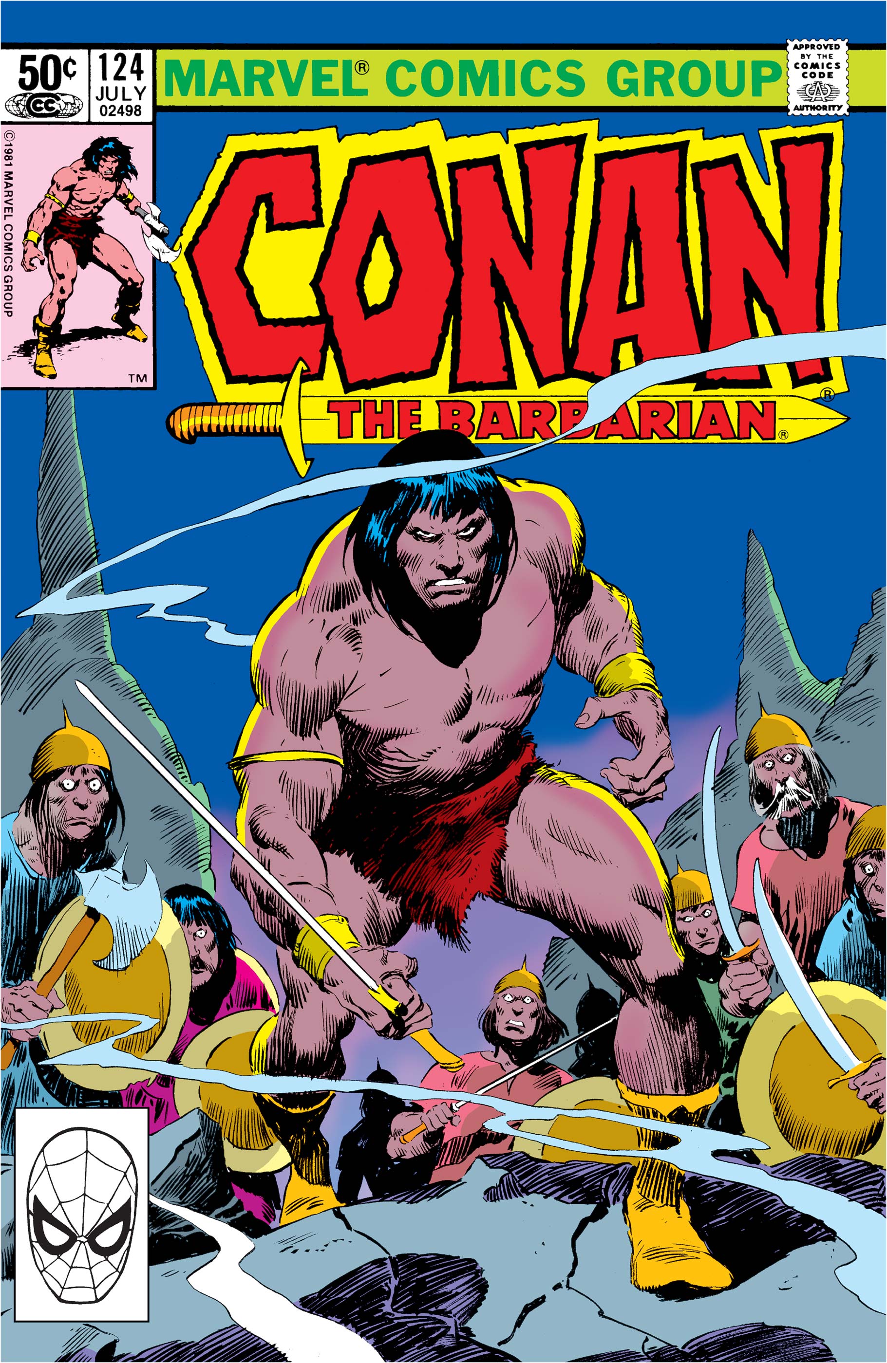 Random comic issue logo