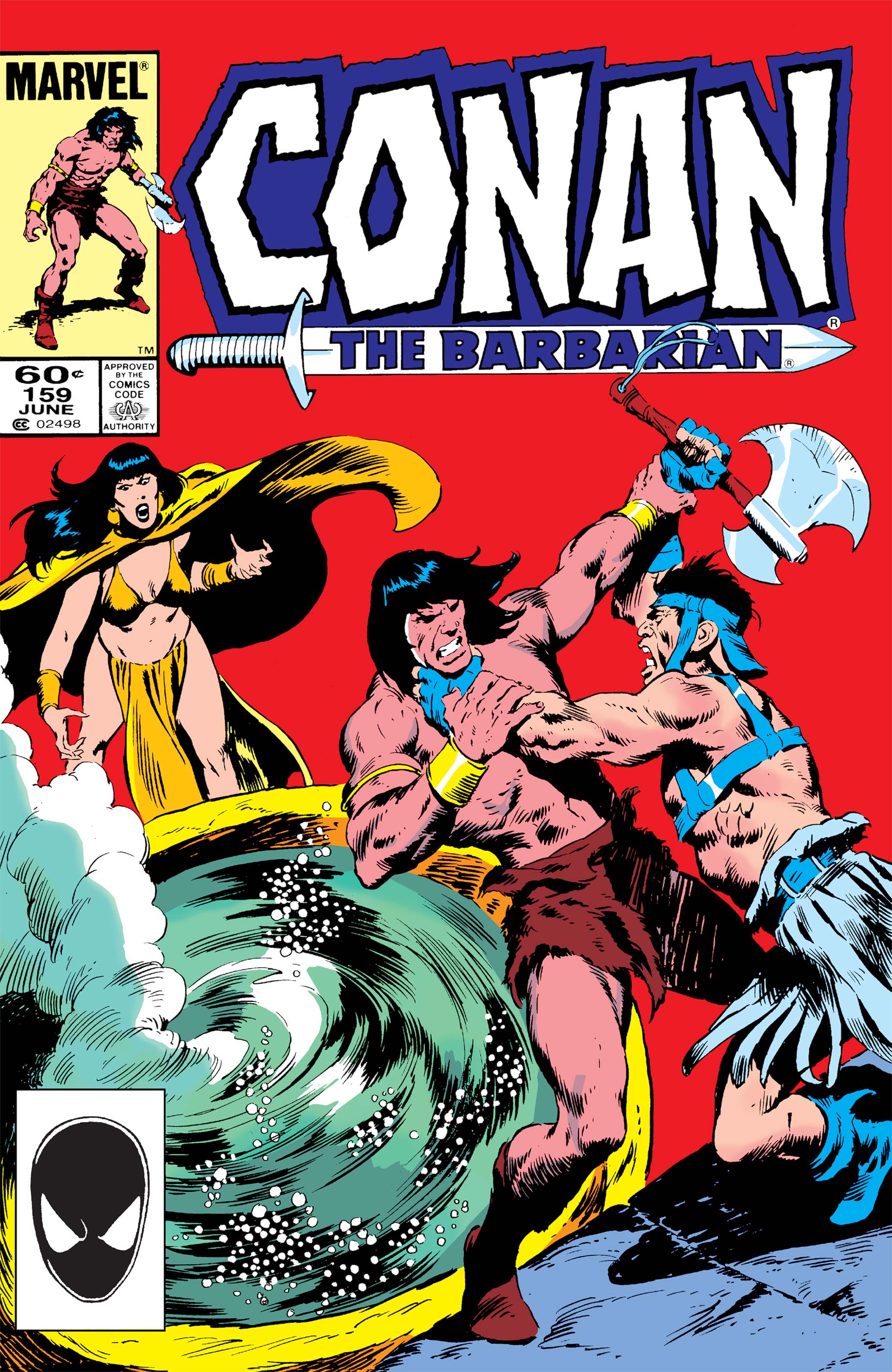 Random comic issue logo