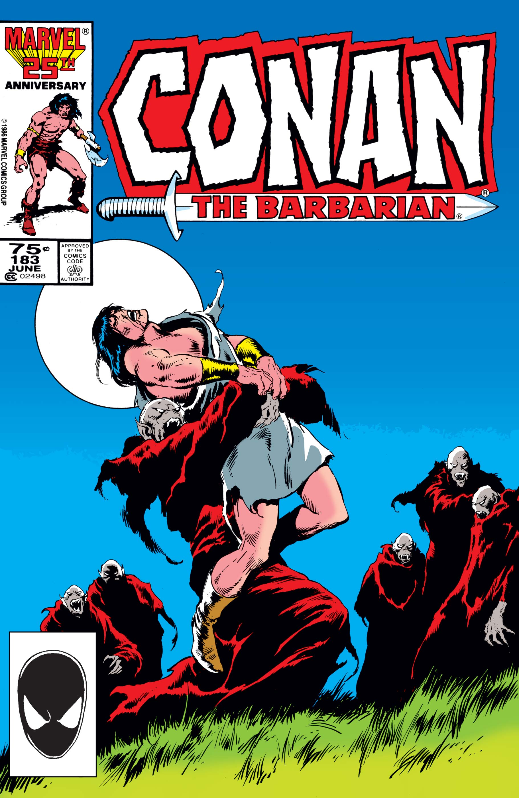 Random comic issue logo