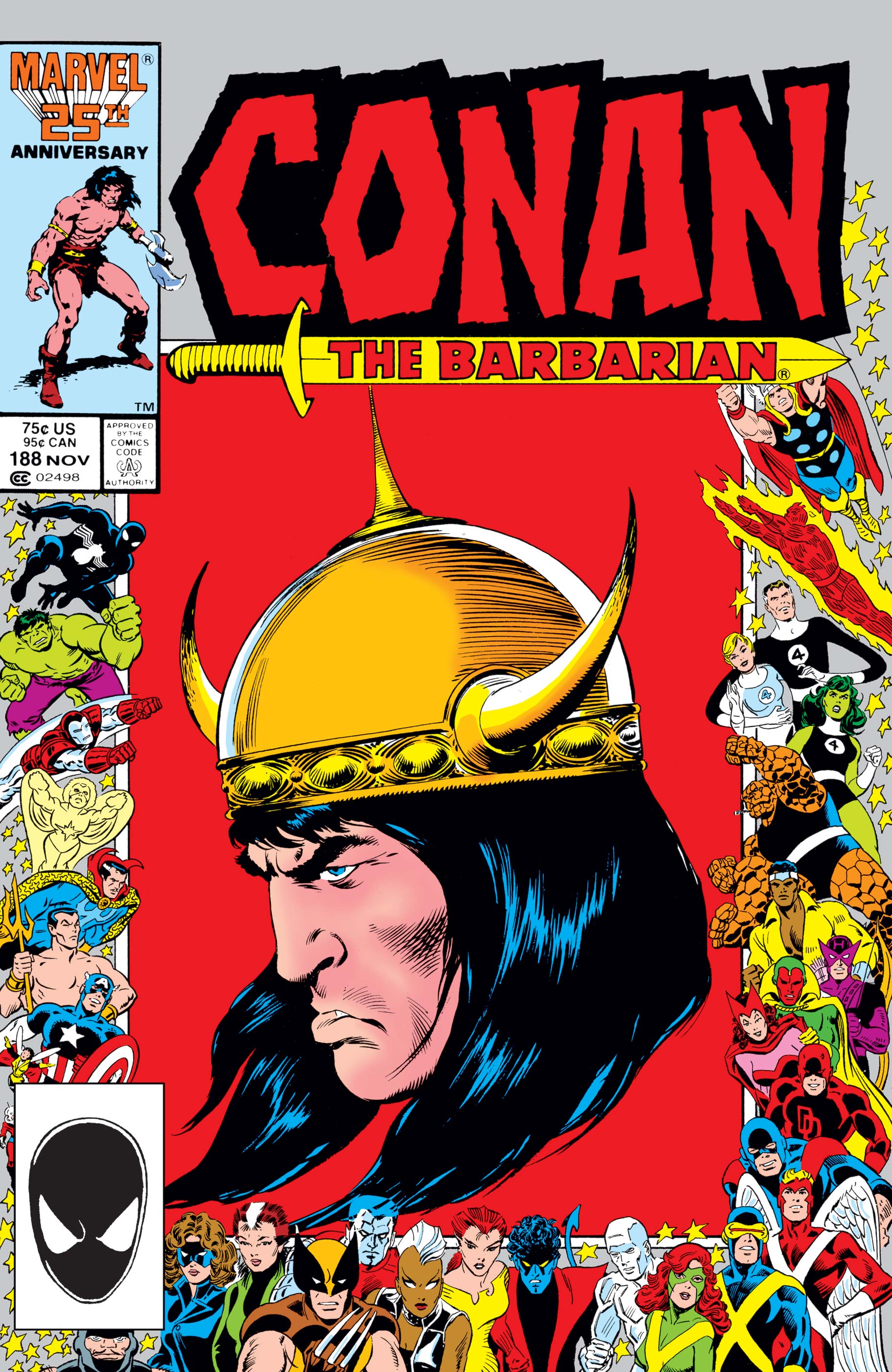 Random comic issue logo