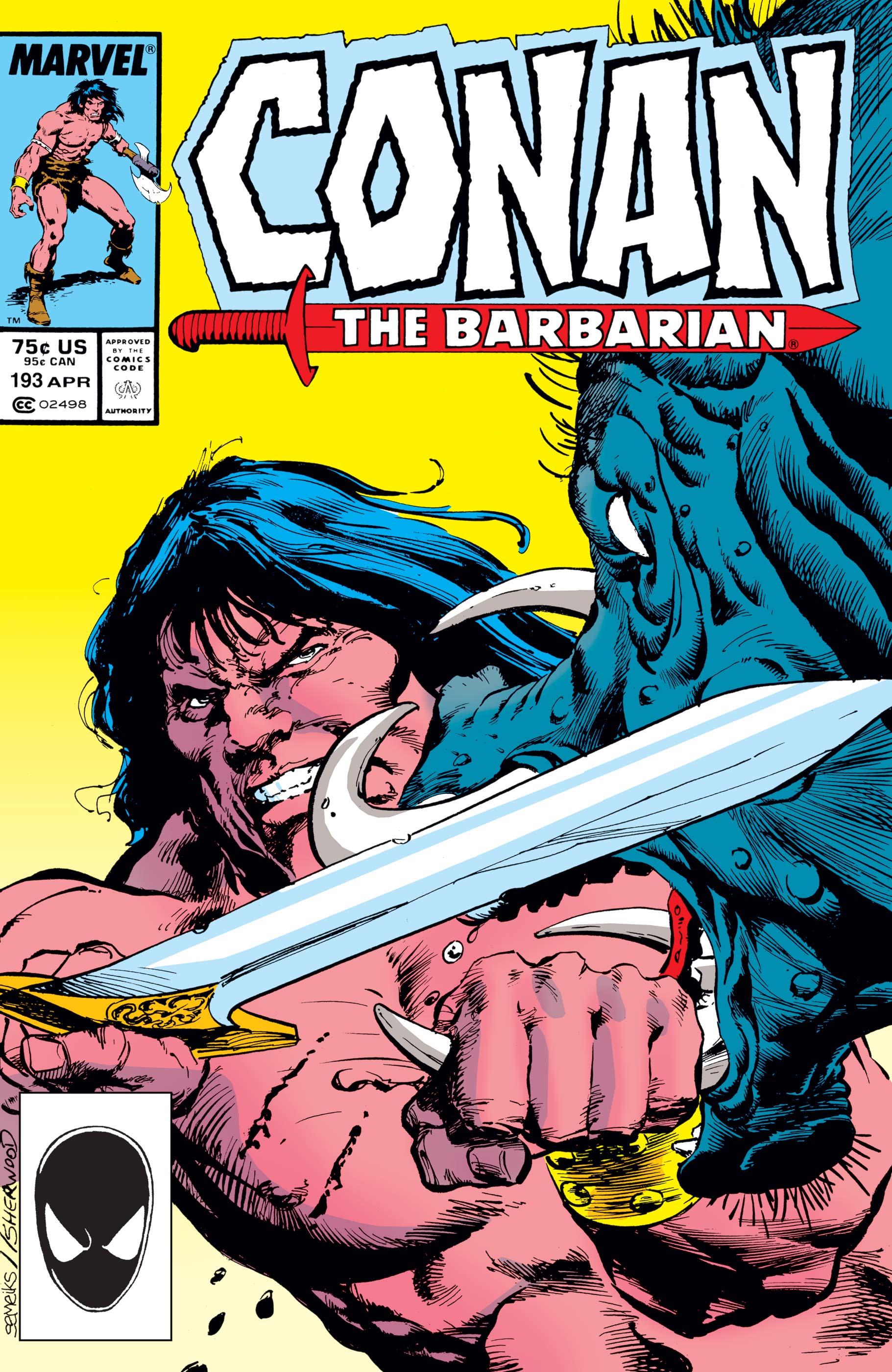 Random comic issue logo