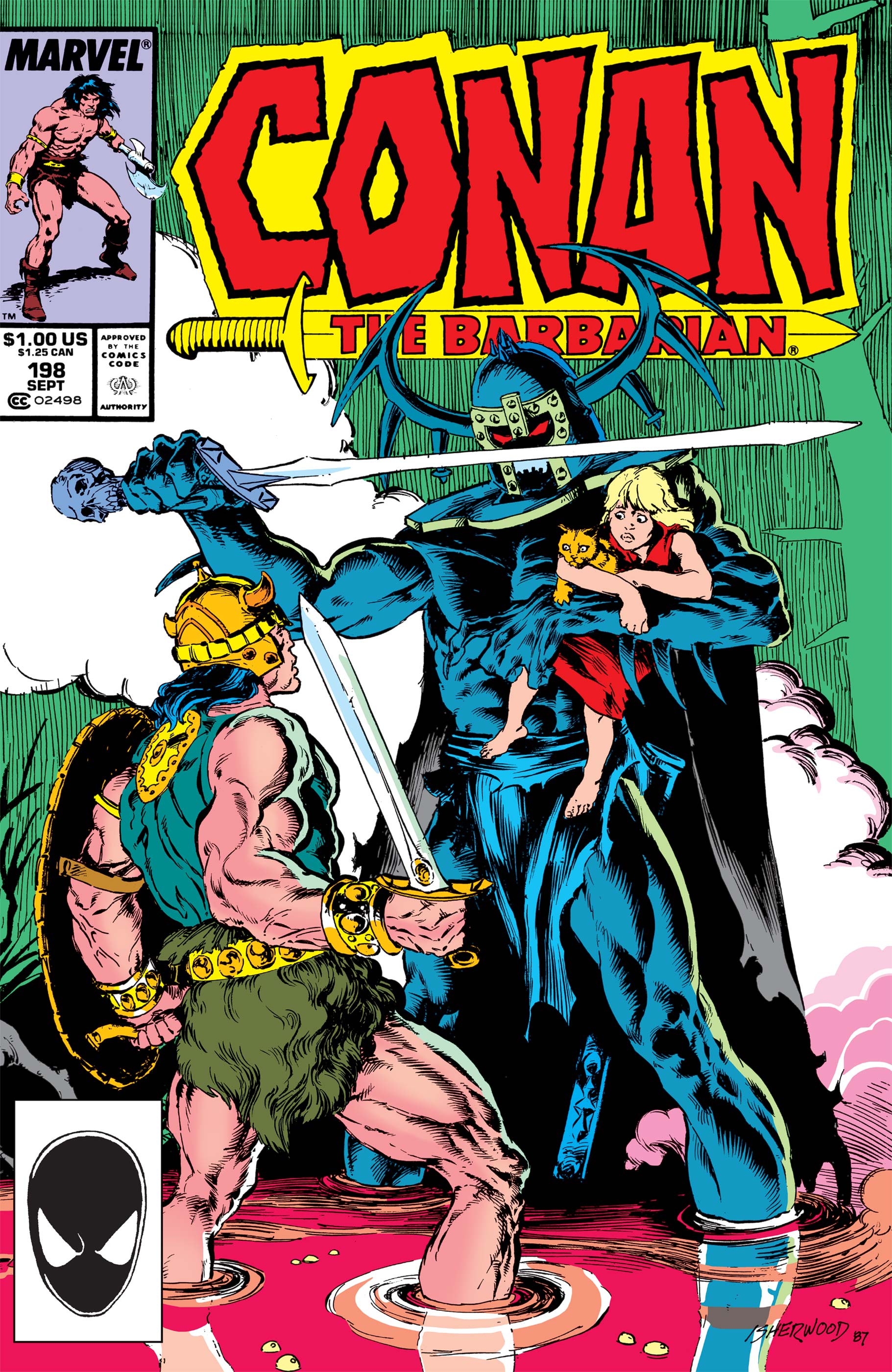 Random comic issue logo