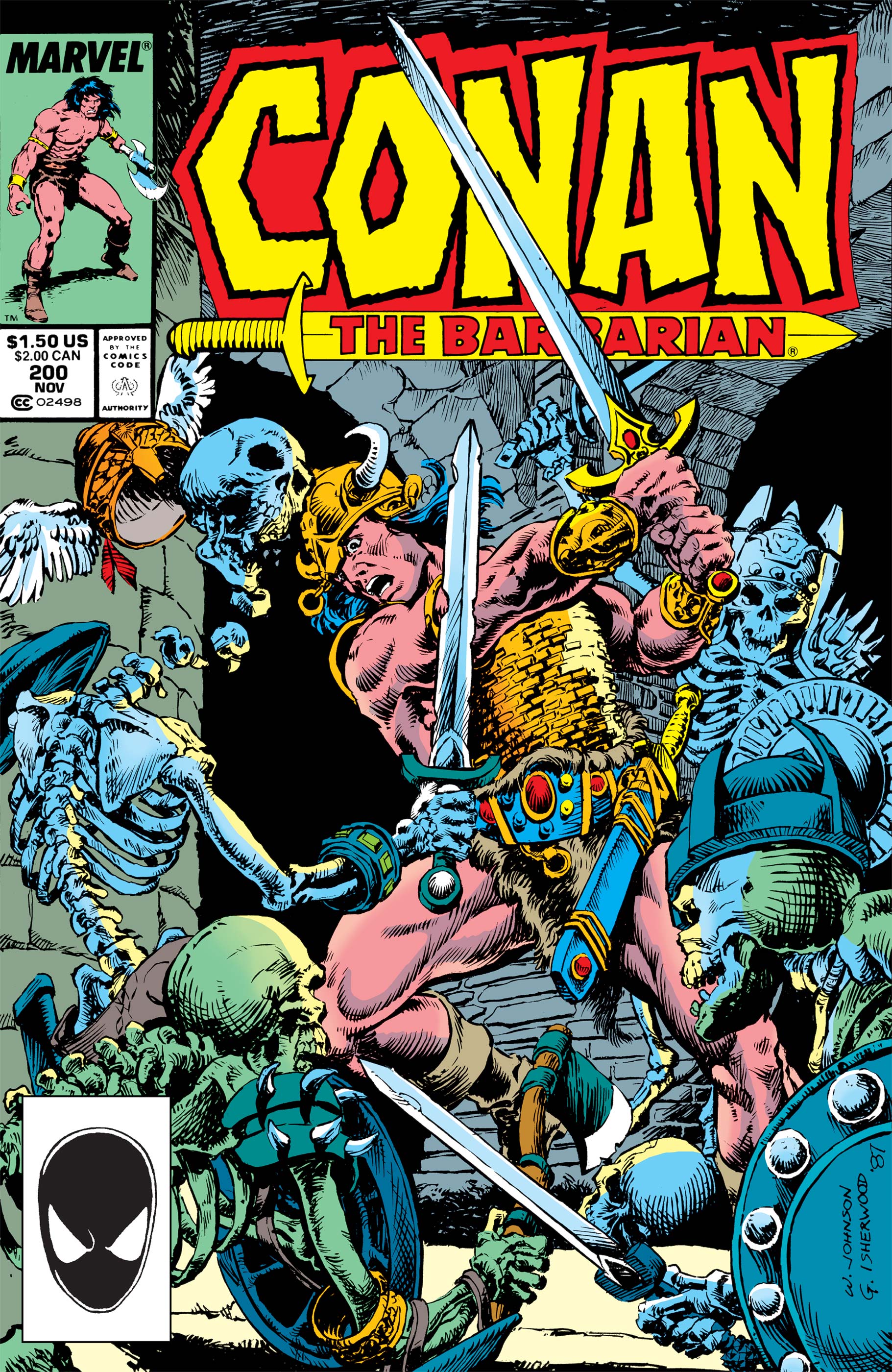 Random comic issue logo