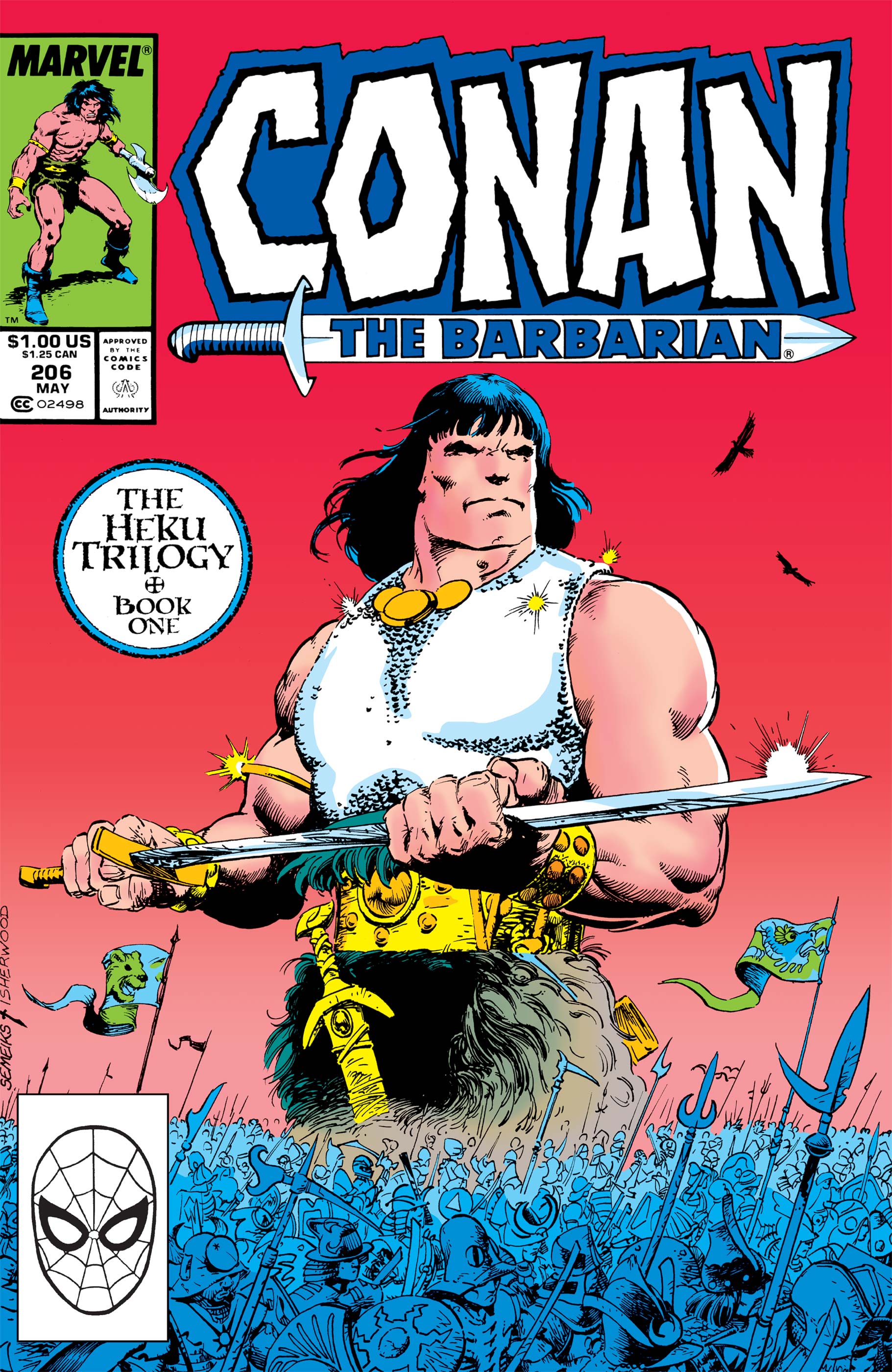 Random comic issue logo