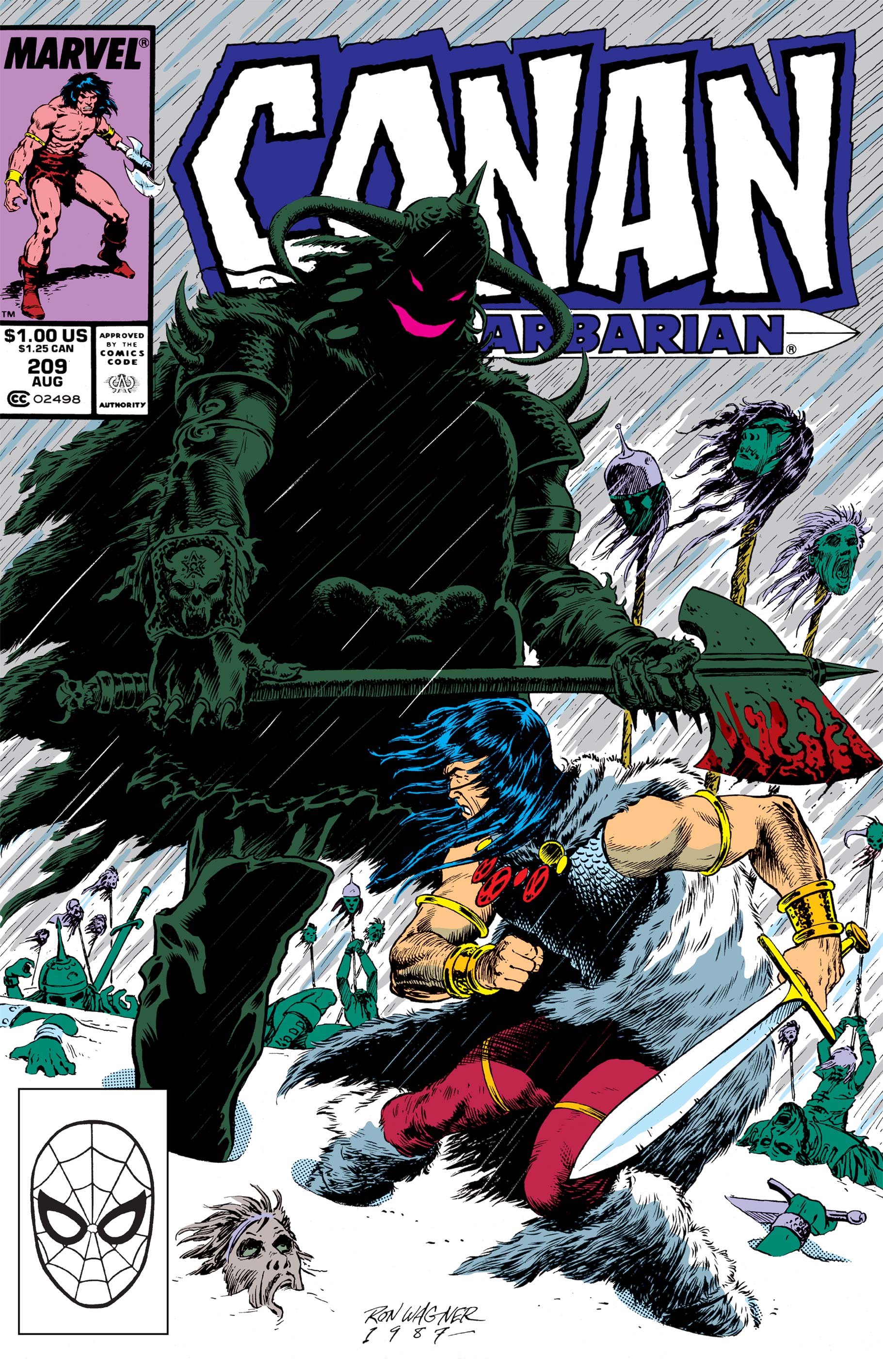 Random comic issue logo