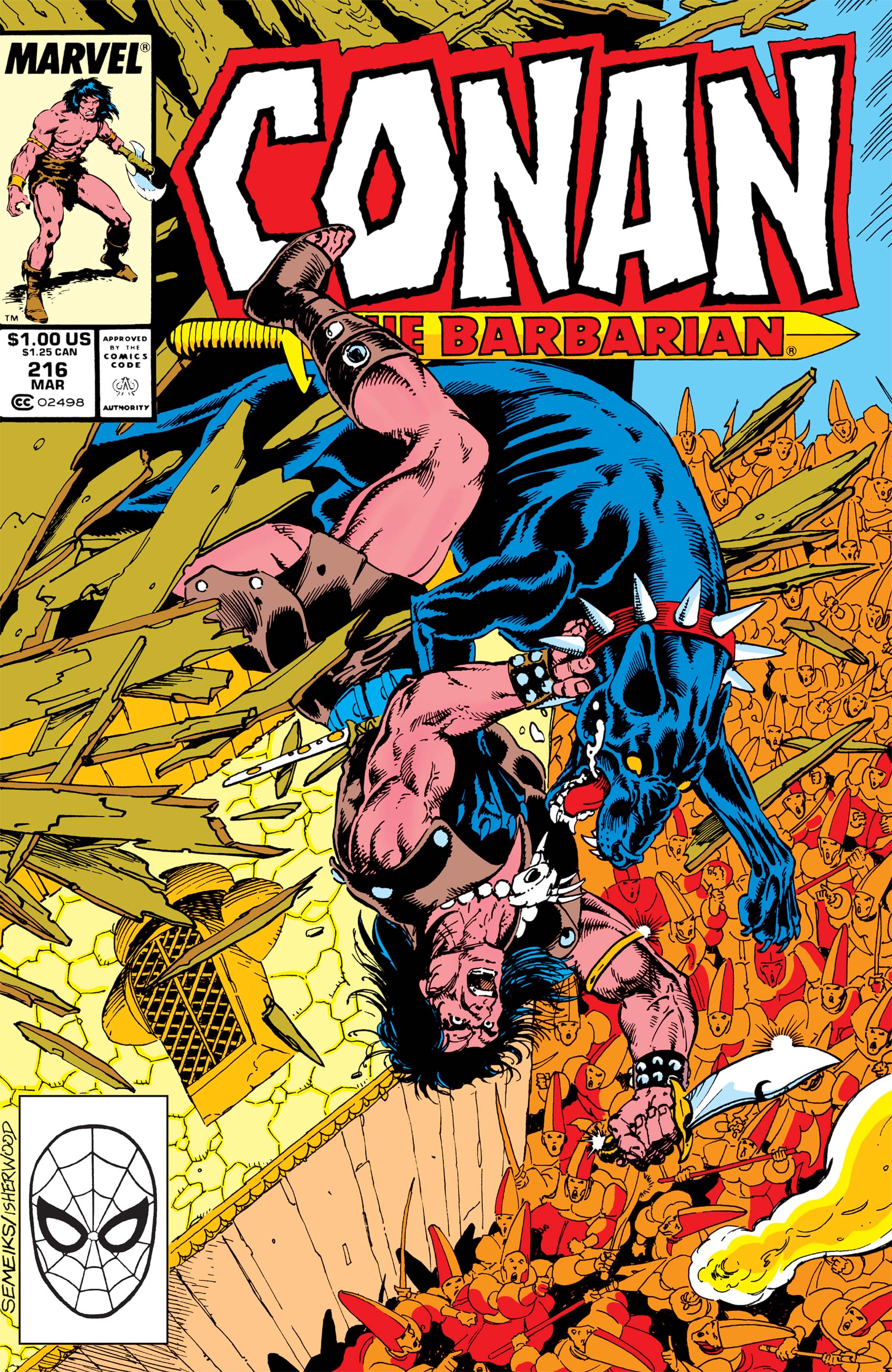 Random comic issue logo