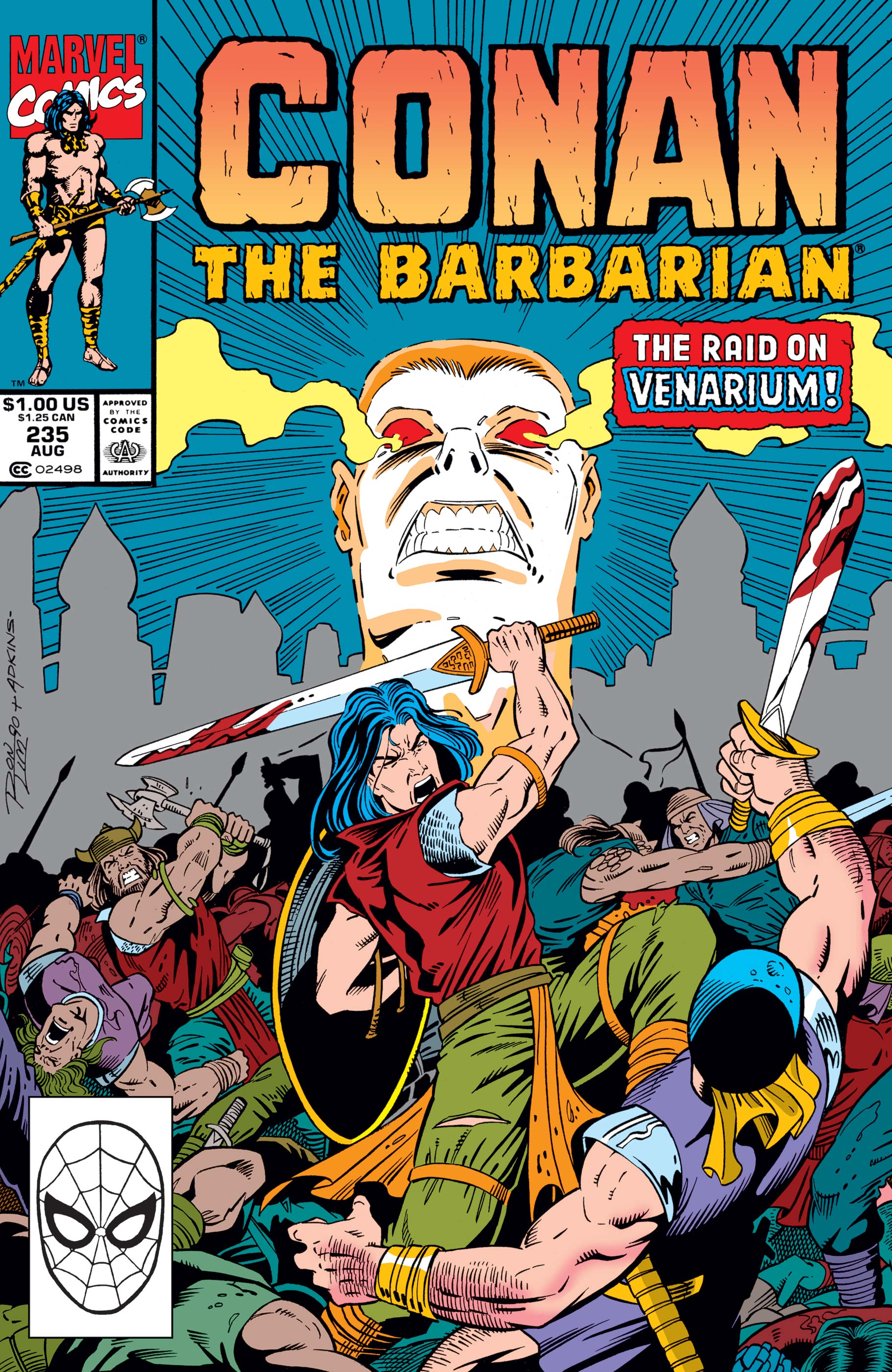 Random comic issue logo
