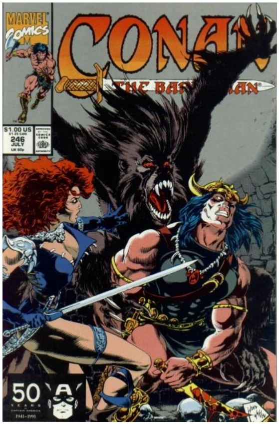 Random comic issue logo