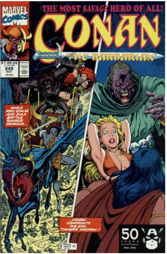Random comic issue logo
