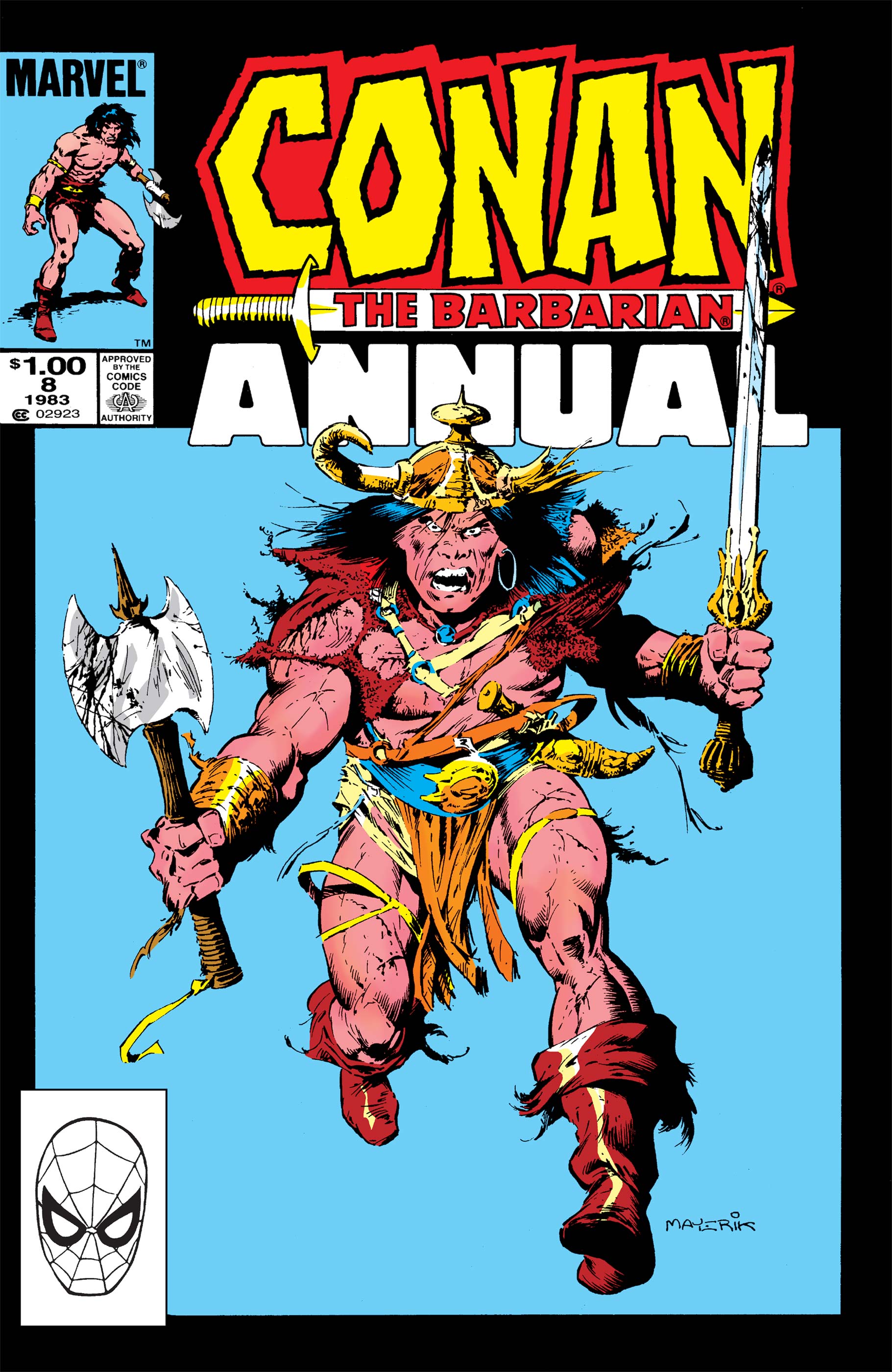 Random comic issue logo