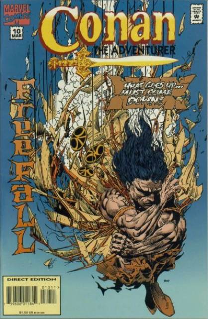 Random comic issue logo