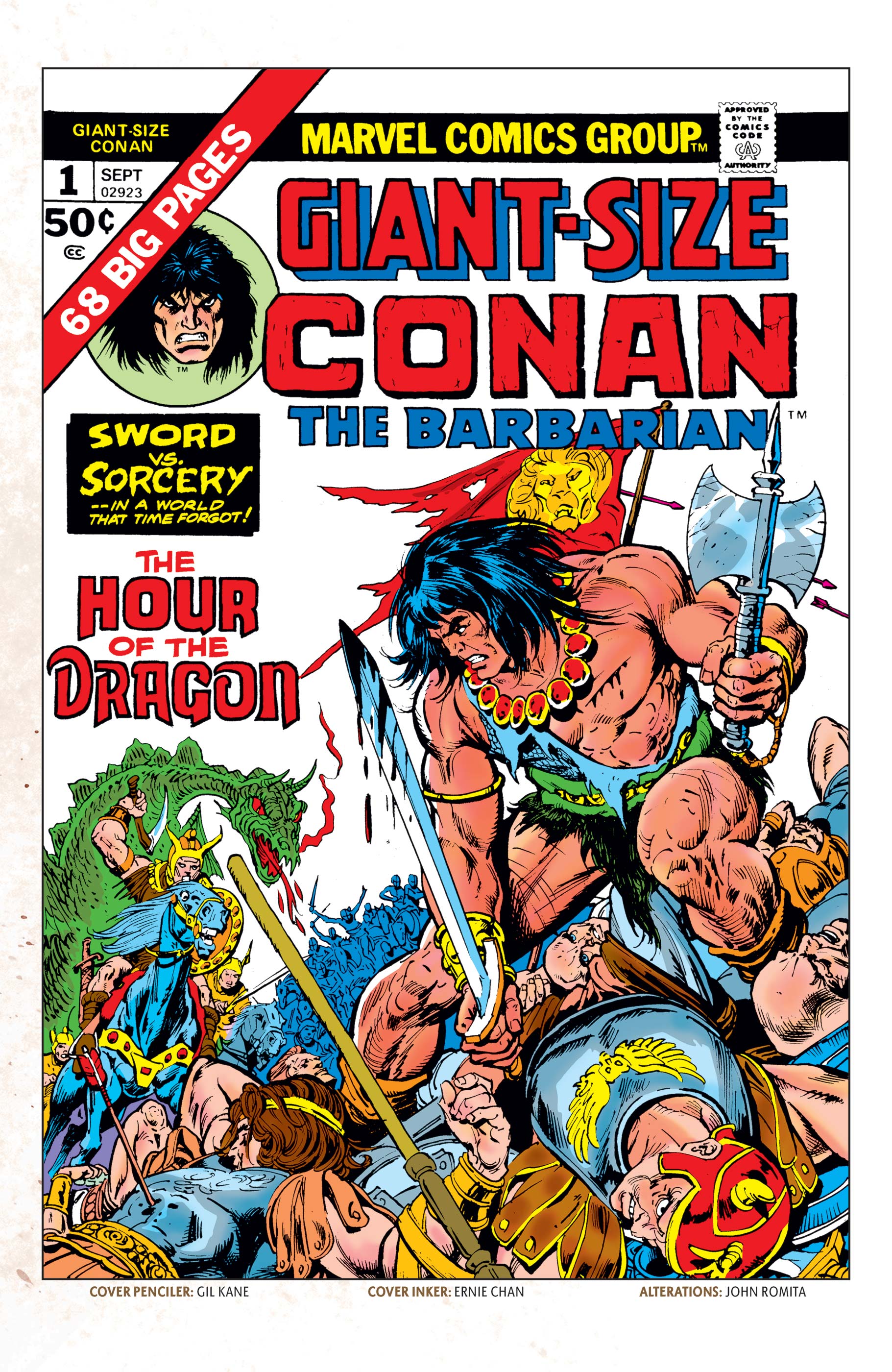 Random comic issue logo